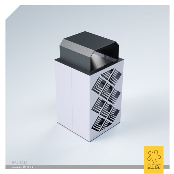 Наружная стальная стойка для мусора CITYSì BERRY ARCH-00015055 - Вид №2