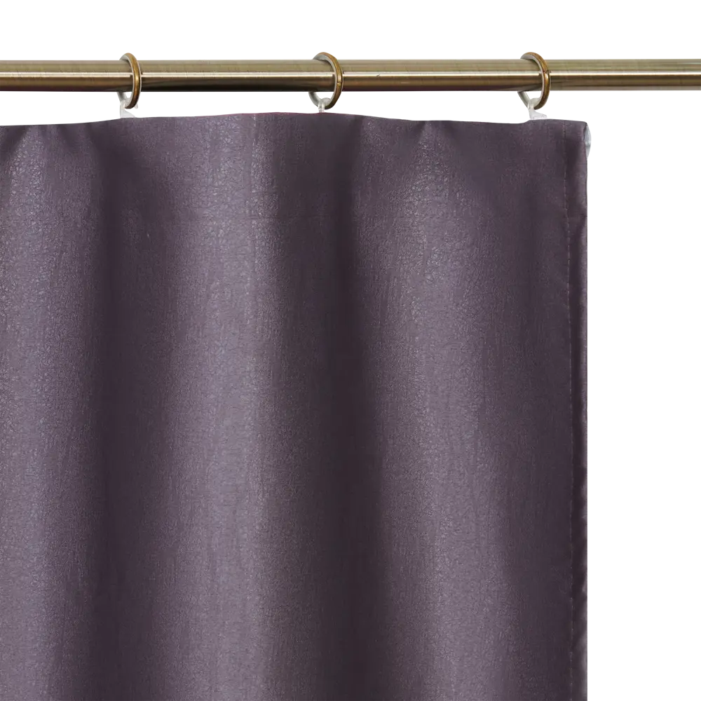 Штора на ленте Тиснение 160x260 см цвет фиолетовый WITERRA STLM-2194657 - Вид №2