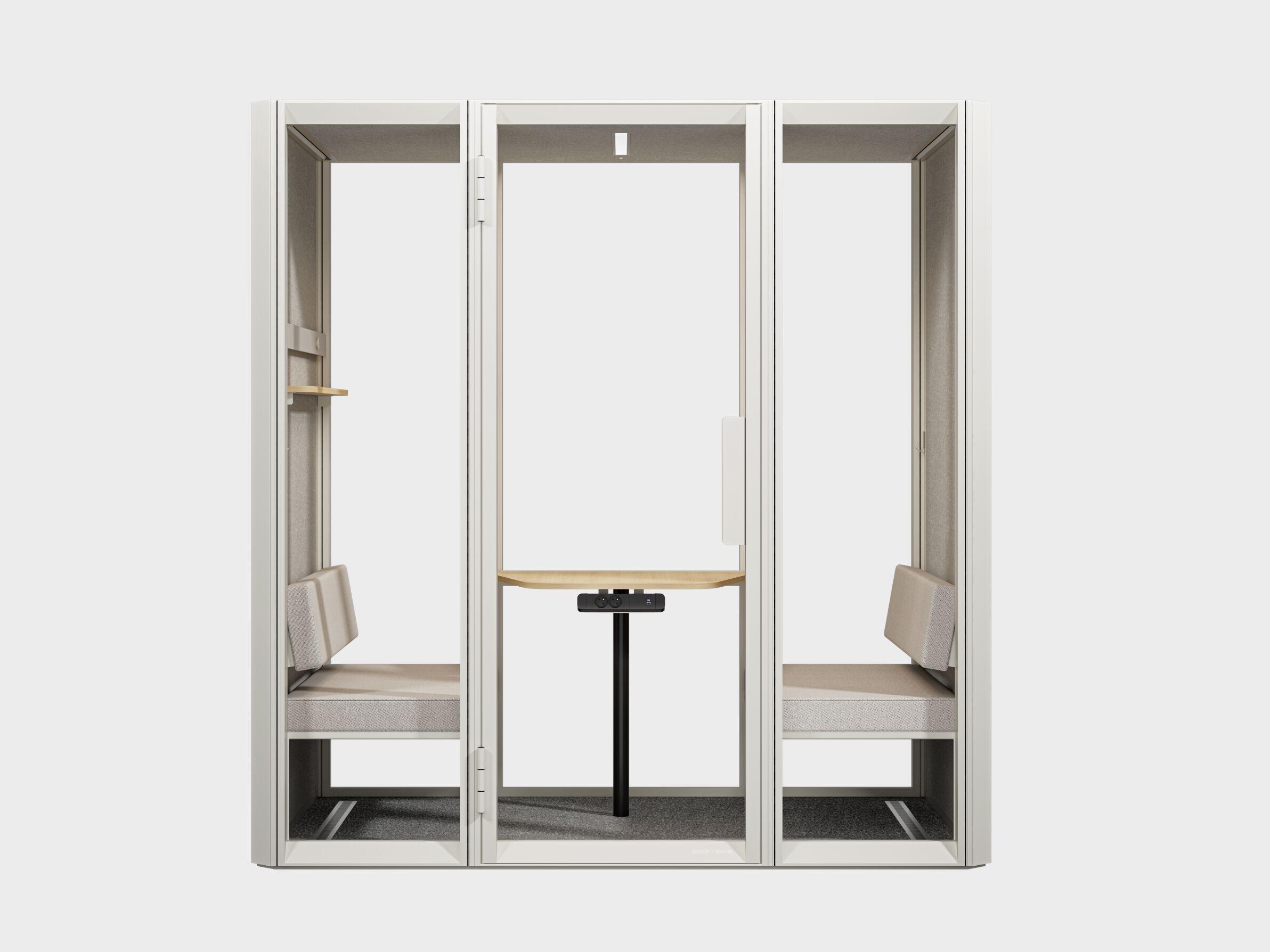 Многосторонняя акустическая офисная кабина со встроенным освещением Mute Jetson ARCH-00111899