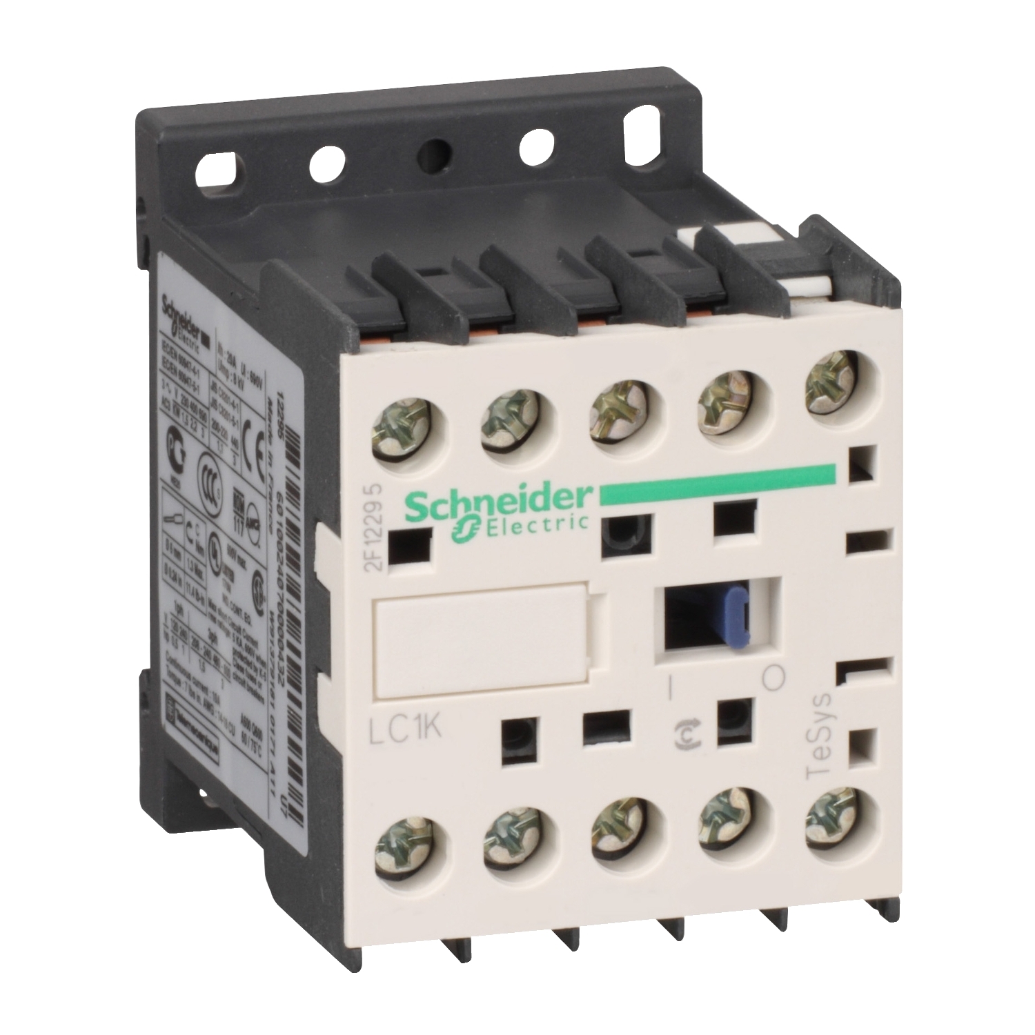 LC1K0610E7 Контактор LC1K 3P 6А 400/48В AC 2.2кВт Schneider Electric TeSys 