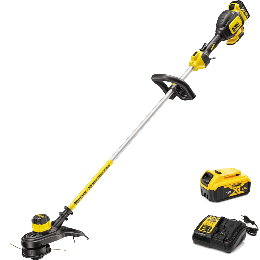 Триммер аккумуляторный бесщёточный Dewalt DCM561P1S-QW 18 В АКБ и ЗУ входит в комплект STLM-2031861