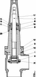 Danfoss SVA-L — запорные клапаны с удлиненным штоком SVA-L 25 A STR H-WHEEL Запорный клапан 148B5470  - Вид №7