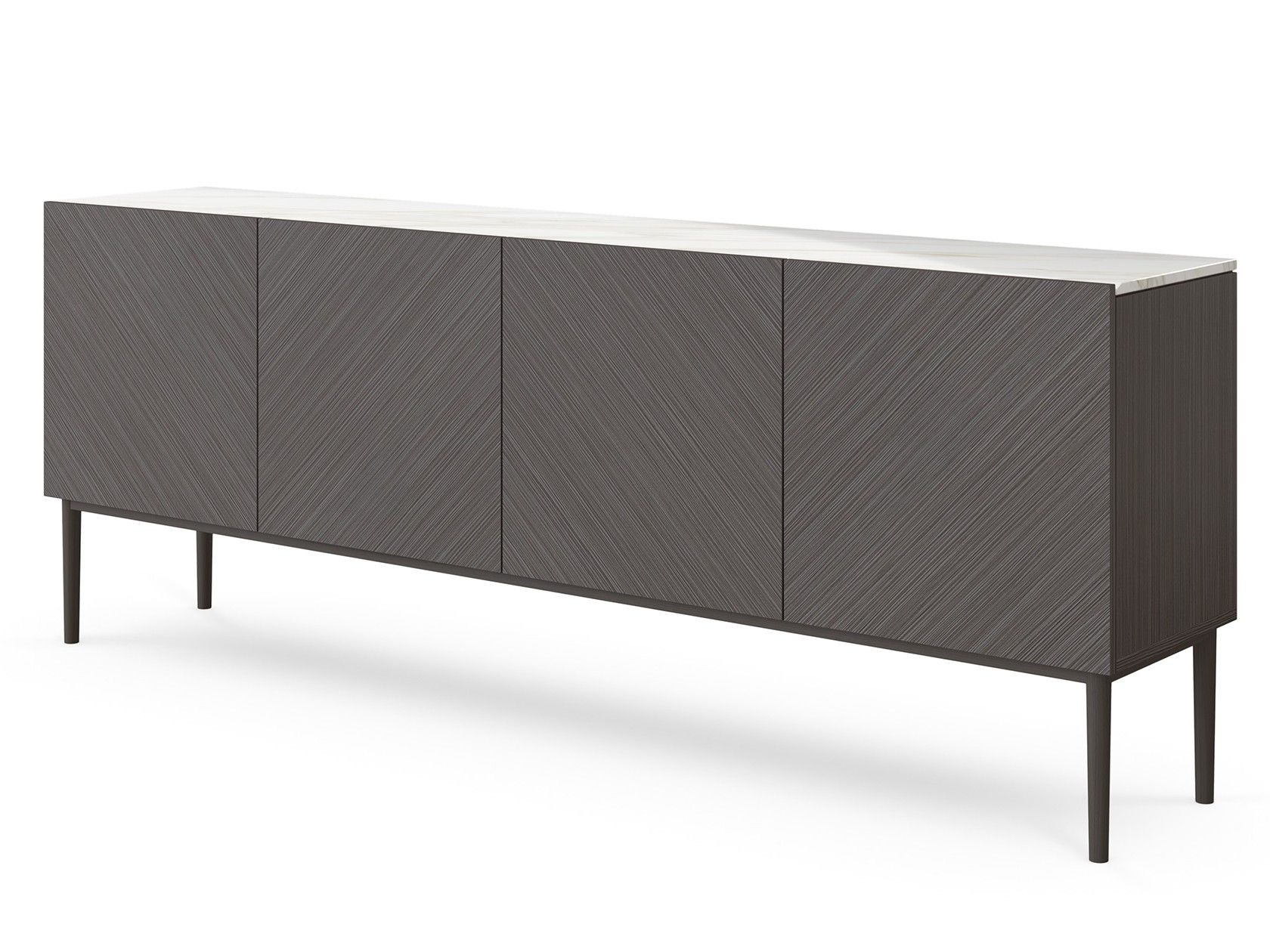 Шкаф из шпона с распашными дверями Sicis пэчворк ARCH-00090218