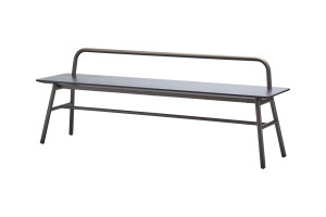 Скамья из ясеня со спинкой