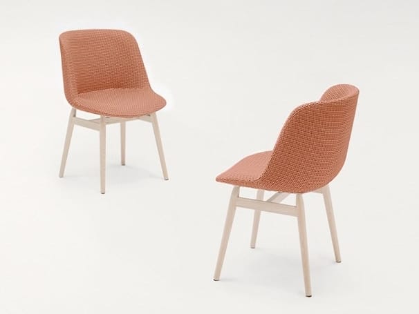 Мягкий стул из ткани Paola Lenti ARCH-00068891