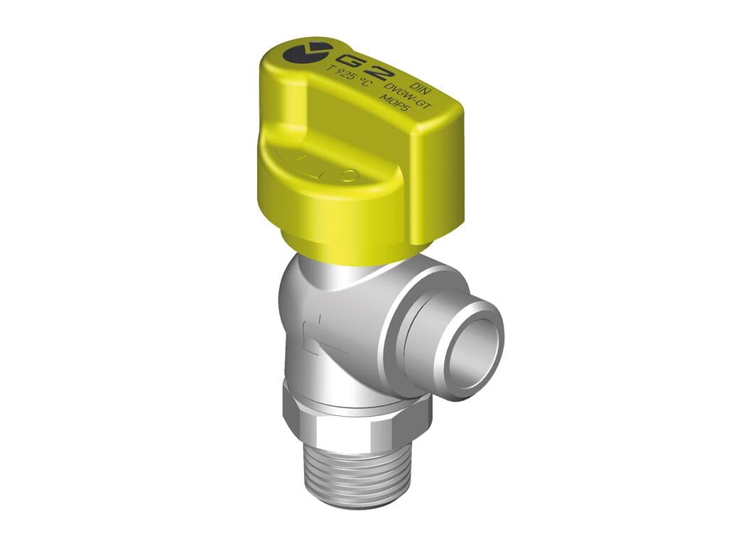 Клапан 90° с резьбой Firebag® для газовых приборов и шлангов TECO G2 ARCH-00125908