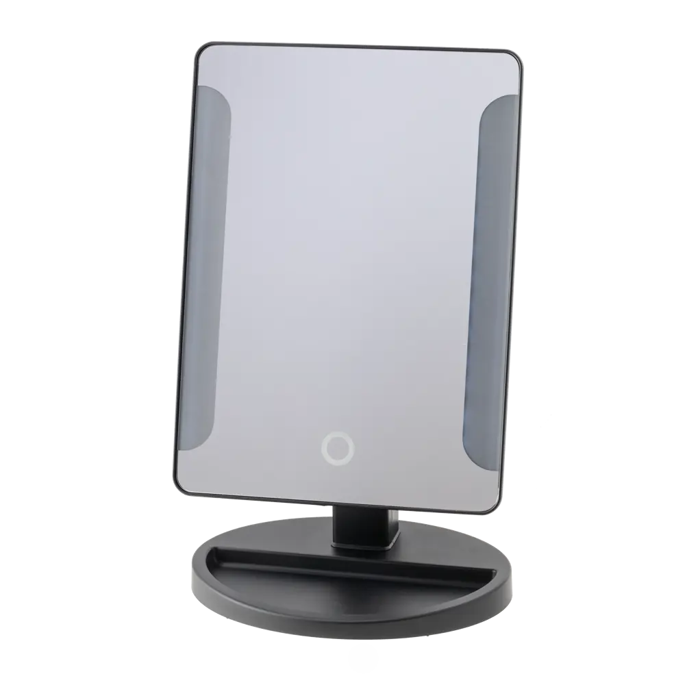 Зеркало настольное Swensa BSA-MR 22x16 см с подсветкой цвет чёрный STLM-2131508 - Вид №1