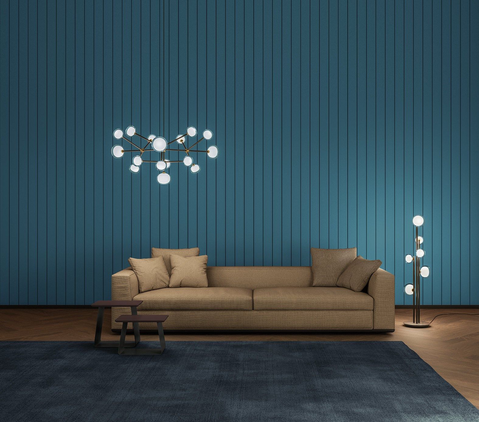 Подвесной светильник из металла и боросиликатного стекла Tooy Nabila ARCH-00039920 - Вид №18