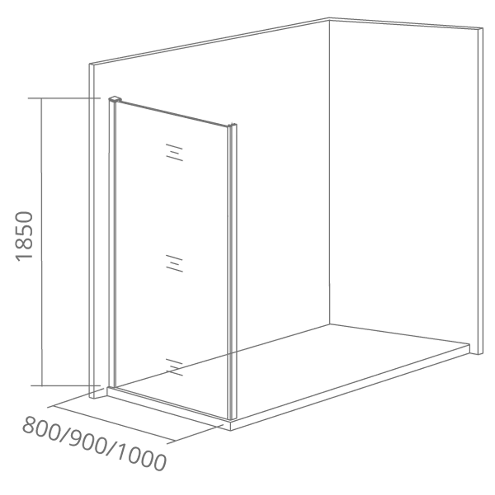 Santreyd Makiato: Боковая панель для душевого ограждения 84541207 STLM-0051711 - Вид №5