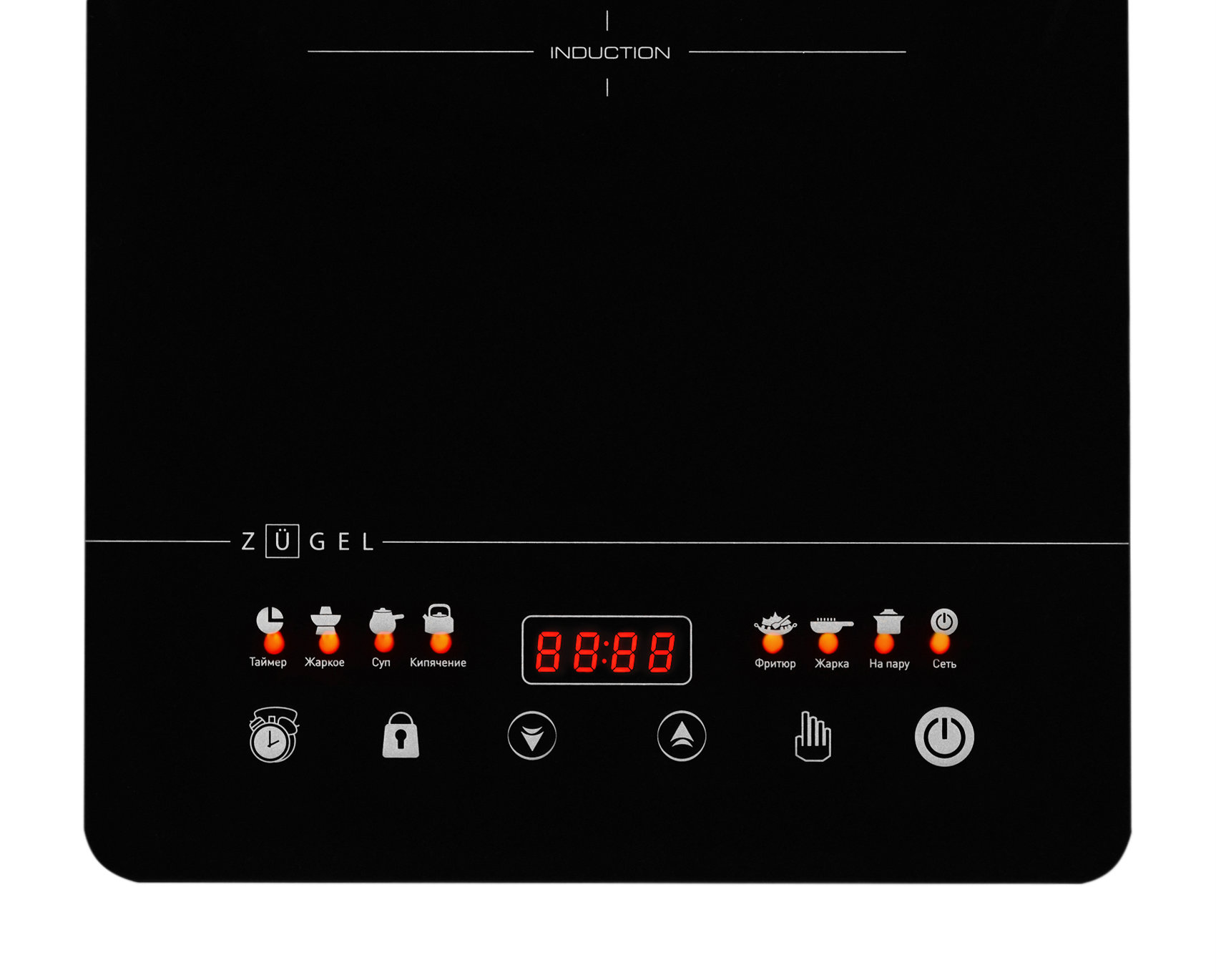 9979555 Плита компактная электрическая ZUGEL ZIHF60B черный STDN-0105059 - Вид №2