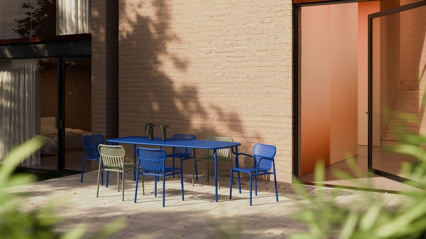 Алюминиевый прямоугольный садовый стол с порошковым покрытием In Stock Petite Friture ARCH-00150164 - Вид №2