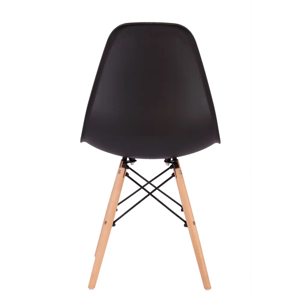 Стул Fitz STF-02-02 47x45x43 см ножки дерево/коричневый сиденье полипропилен цвет черный 87746732 STLM-2104997 Santreyd  - Вид №4