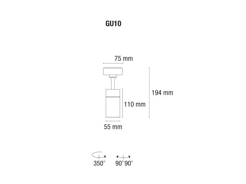Регулируемый потолочный светодиодный прожектор PAN Slim ARCH-00149872 - Вид №3