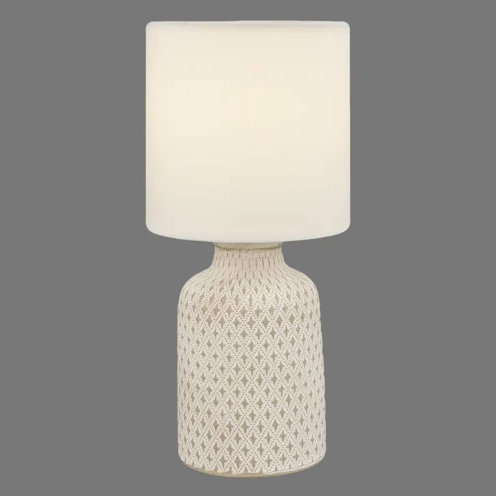 Лампа настольная Eglo «Bellariva» 1X40 ВтхE14, цвет серый/белый STLM-2052790 - Вид №3