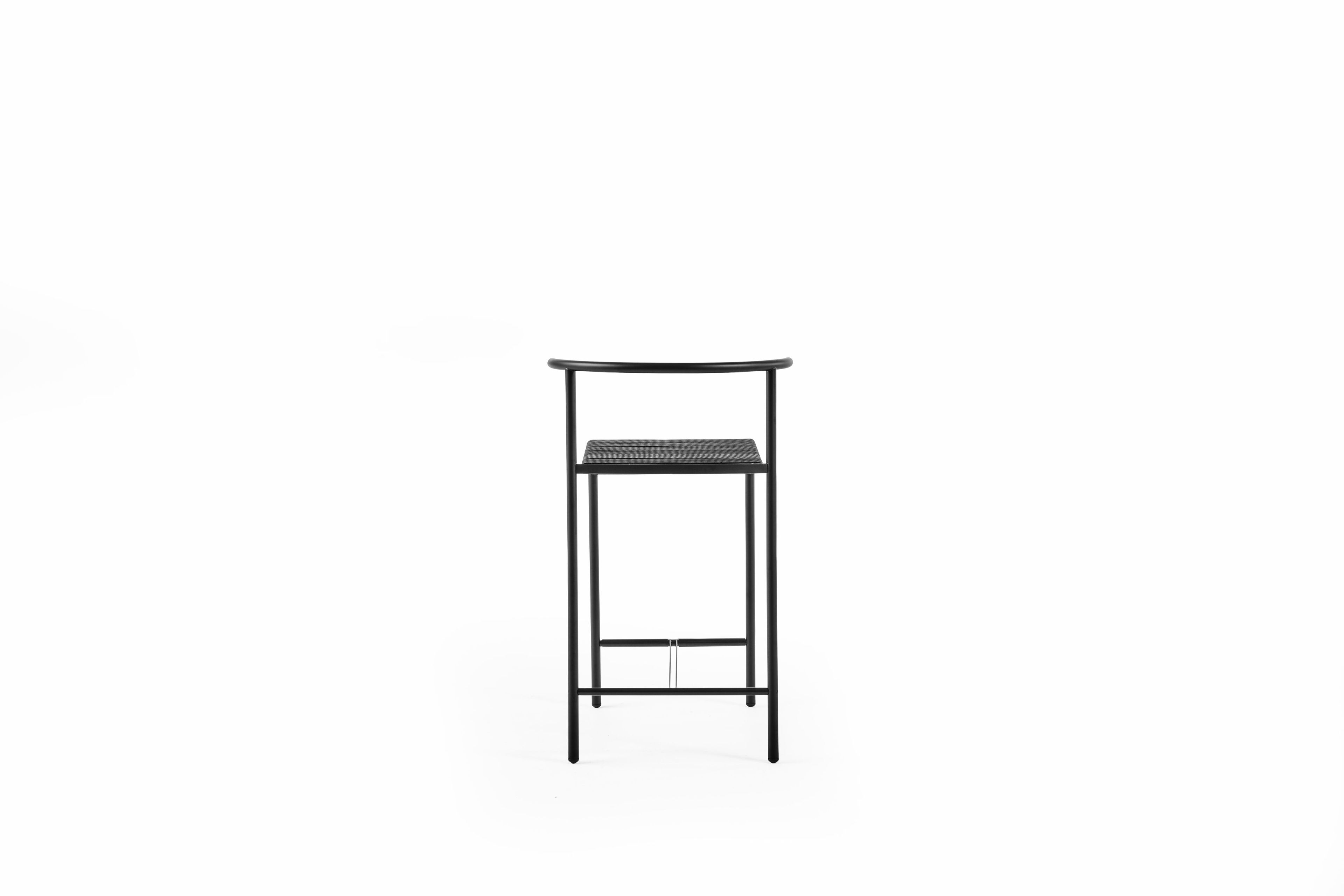 Высокий стул из стали с порошковым покрытием BALERI ITALIA Cafè Chair ARCH-00093176 - Вид №17