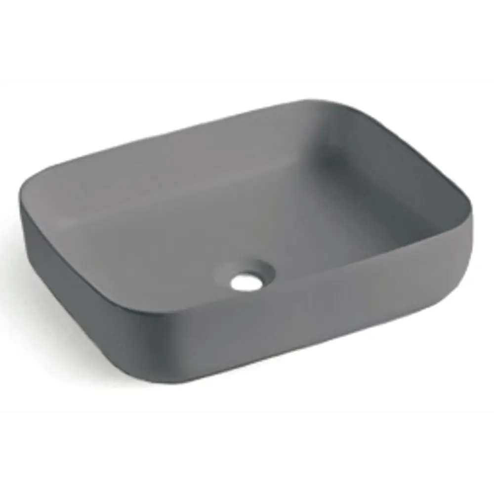 Раковина Culto Jet накладная 40 см цвет серый матовый STLM-2179951