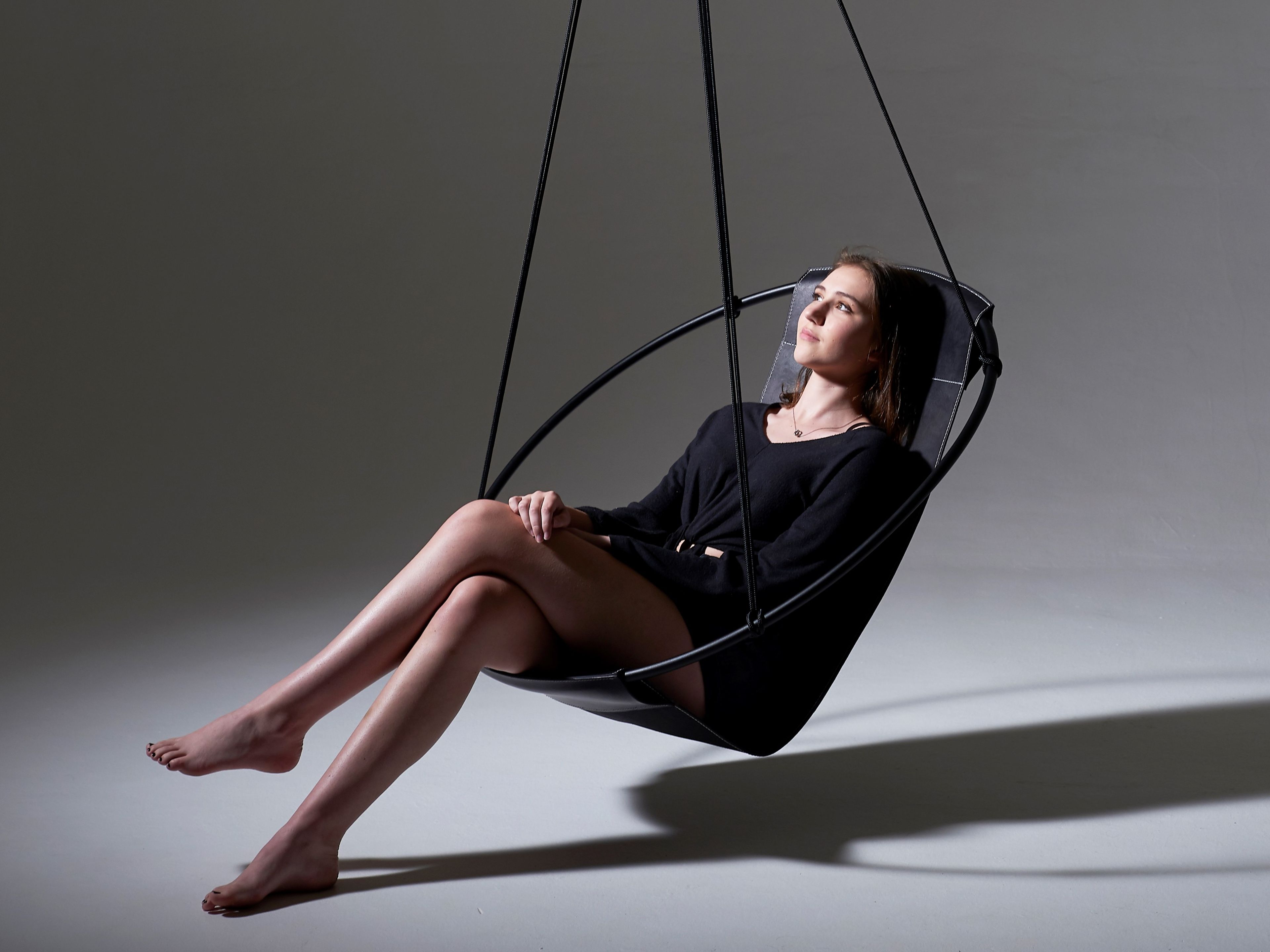 Кожаное подвесное кресло Studio Stirling ARCH-00146804 - Вид №3