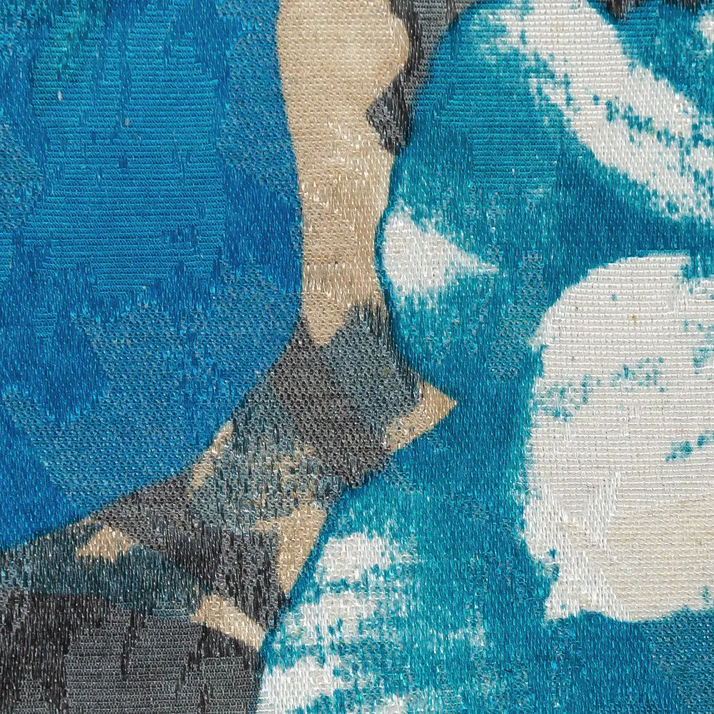 Штора на ленте «Синий цветок», 140х260 см, цветы, цвет мультиколор ТОРГОВЫЙ ДОМ ТЕКСТИЛЬ STLM-2018959 - Вид №2