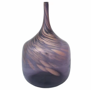 Ваза декоративная стеклянная фиолетовая Matola MAK-INTERIOR - 093519 Фиолетовый