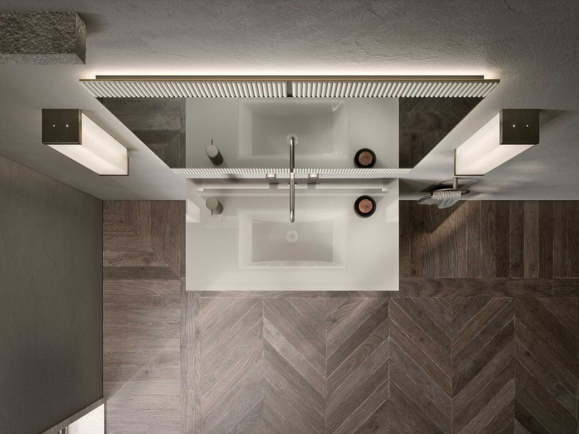 Полная мебель для ванной комнаты OASIS Naos ARCH-00090787 - Вид №1