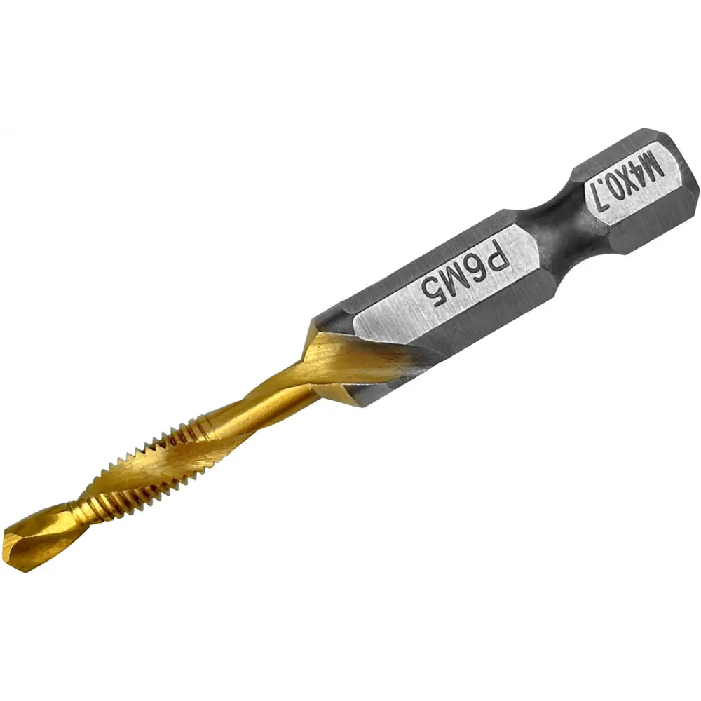 Сверло-метчик VERTEXTOOLS Р6М5 3мм для металла с шестигранным хвостовиком 89363230 STLM-0839219