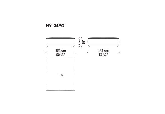 Ткань сад диван B&B Italia Outdoor HYBRID ARCH-00117020 - Вид №30