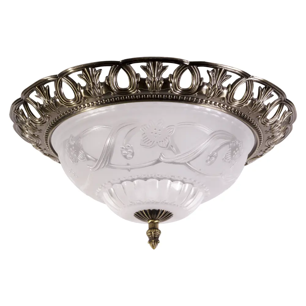 Светильник настенно-потолочный Аллегро 2xE27x60 Вт, цвет бронза WINK STLM-2052637