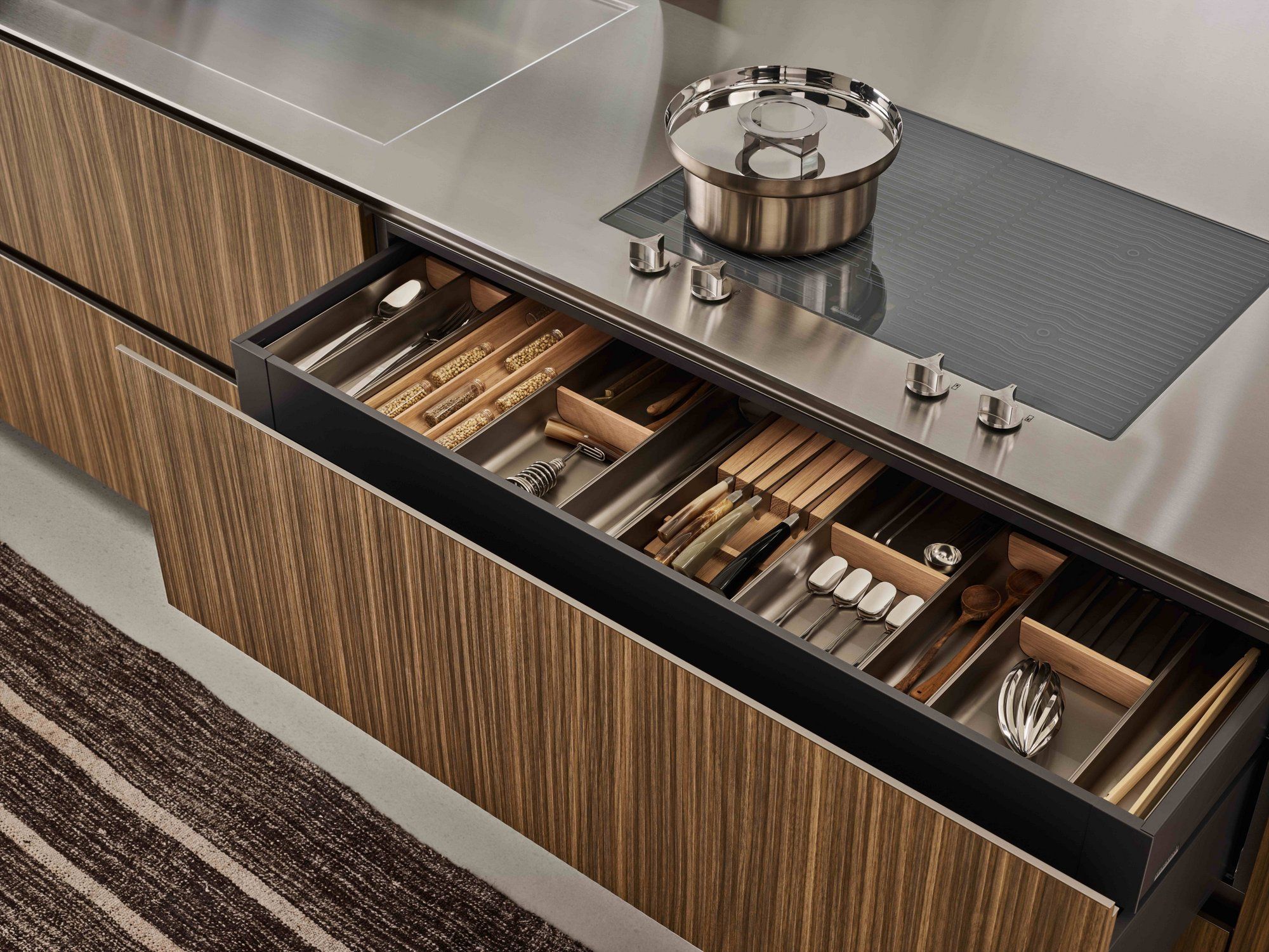 Кухня на заказ с островом без ручек ERNESTOMEDA Sign ARCH-00043470 - Вид №14