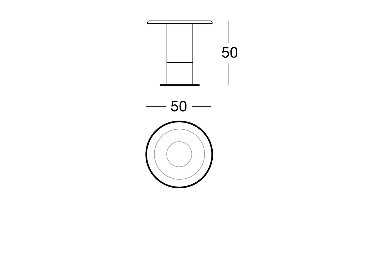 Круглый журнальный столик для гостиной Longhi Blooming ARCH-00021009 - Вид №1