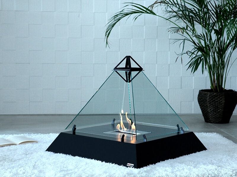 Отдельно стоящий камин из биоэтанола с панорамным стеклом bioKamino LOUVRE ARCH-00078441 - Вид №7