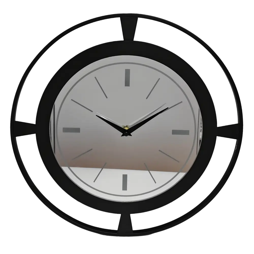 Часы настенные Rocksolid круглые металл цвет серый бесшумные ø50 см STLM-2131406