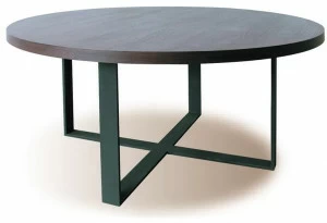 Manganèse Éditions Круглый стол из фанерованной древесины Manufacture