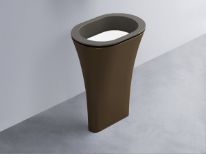 AMLA65-FN+AMPILO-BL+AMCOLO-CA Раковина Amedeo Ovale отдельностоящая cielo Enjoy + Amedeo