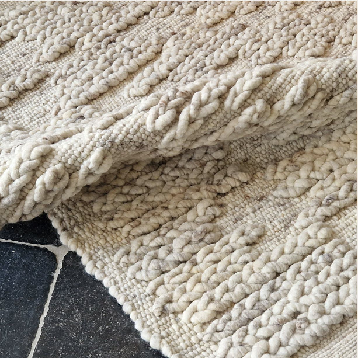 Прямоугольный шерстяной ковер ручной работы Huqrugs ZANDVOORT ARCH-00024574 - Вид №3