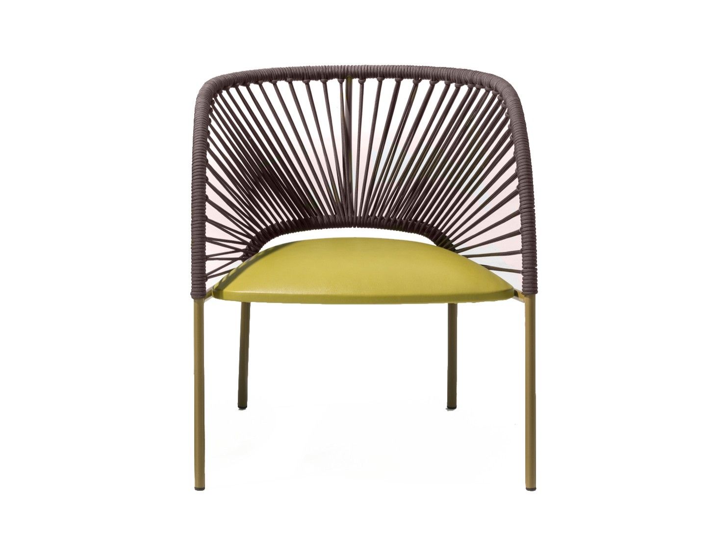 Кресло с подлокотниками и плетеной спинкой MOROSO Yumi ARCH-00063844