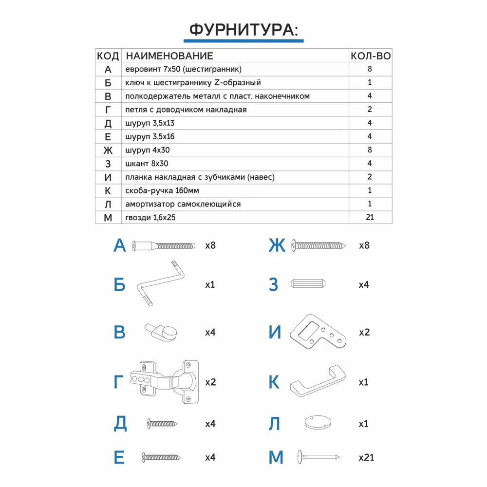 Шкаф навесной Парма 40x67.6x29 см ЛДСП цвет светло-серый Santreyd STLM-2152849 - Вид №11