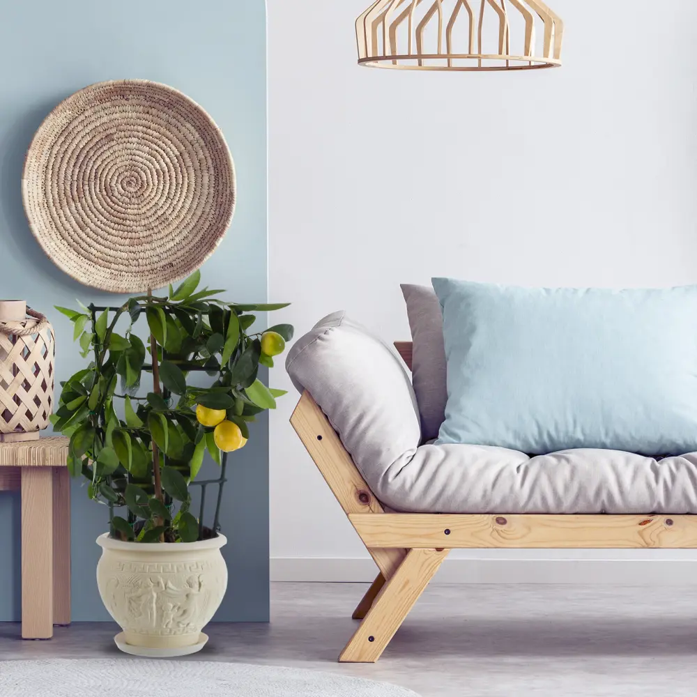 Santreyd Горшок Олимпия для пышных растений с античным барельефом 16141457 STLM-0006588 - Вид №2