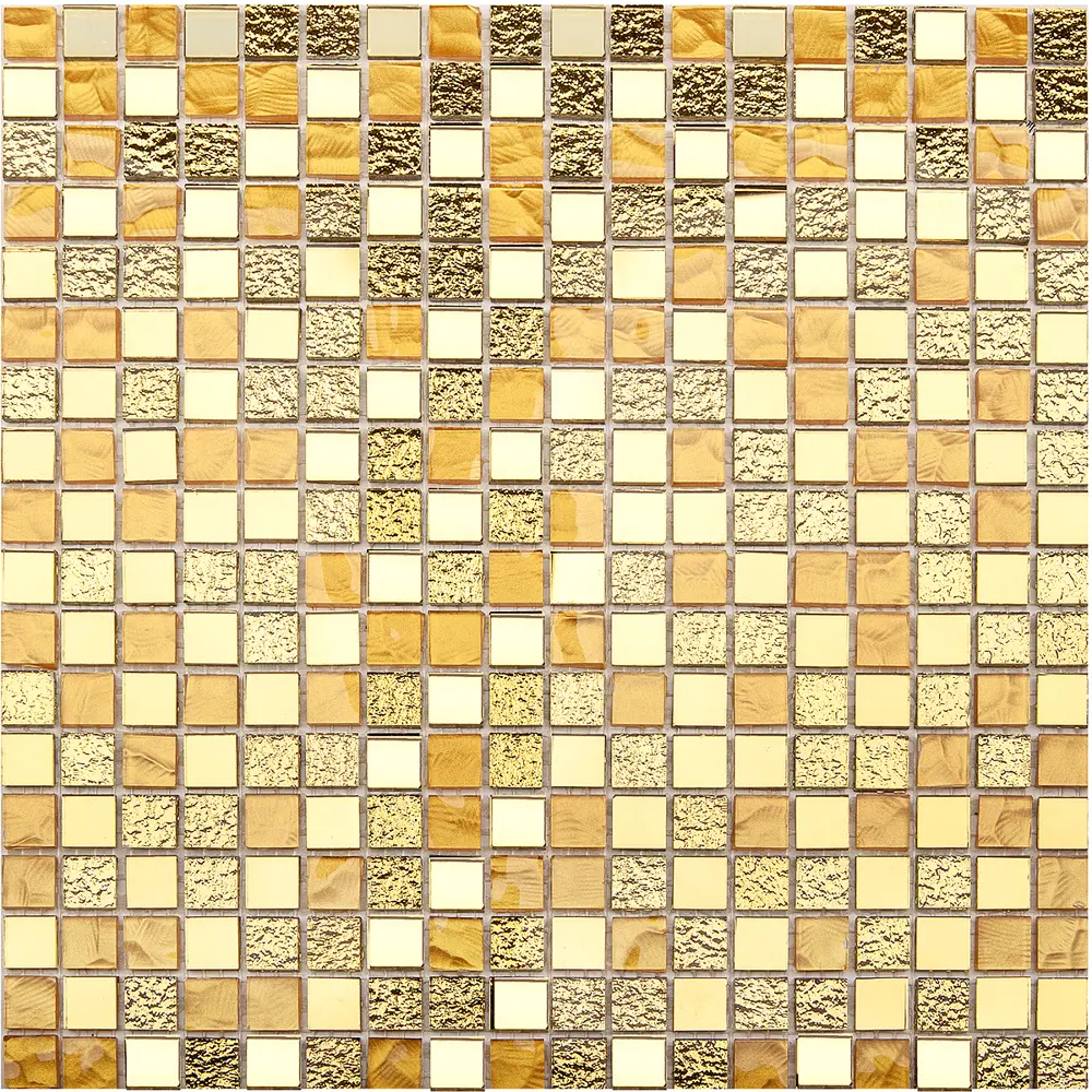 Декоративная мозаика Starmosaic X15 mix gold 1237003 30x30см цвет Жёлтый, золотой