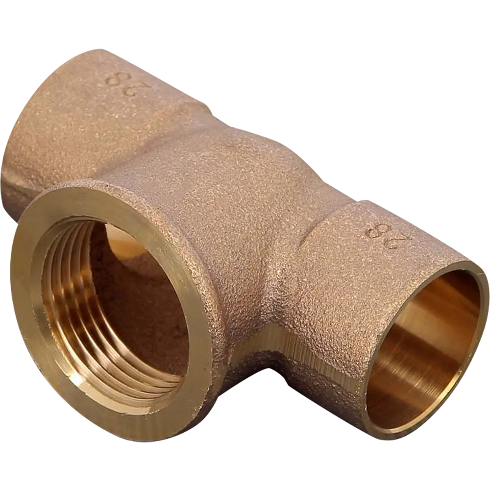 Тройник пайка Viega внутренняя резьба 28 ммx1" медь 258955 STLM-2083445 - Вид №1