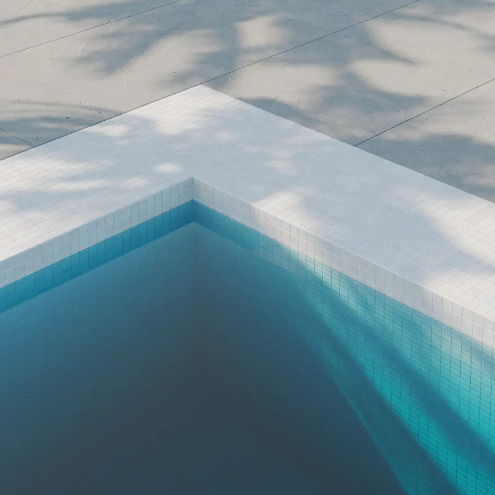 Мозаика Pietra Opalo Blanco стекломасса 31.1x4.9 см цвет белый Santreyd Мозаика Onix STLM-2075228