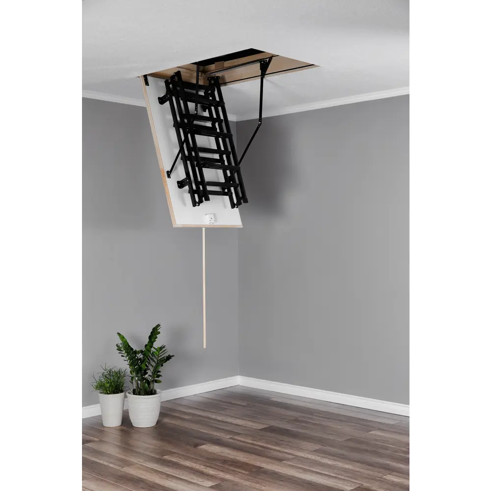 Лестница чердачная складная с секциями Metal T3 60x120x280 см OMAN STLM-2179385 - Вид №2