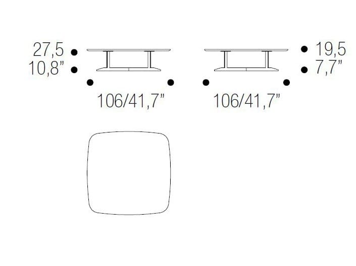Гостиная мраморный низкий прямоугольный журнальный столик ERBA ITALIA NORD ARCH-00035311 - Вид №13