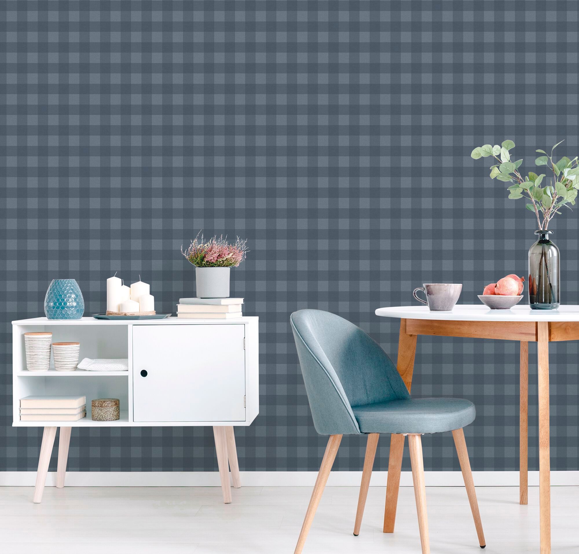 Клетчатые обои ICH Essential Stripes ARCH-00047033 - Вид №2