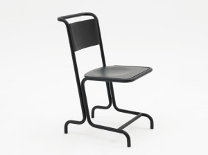 Стул из стали и дерева