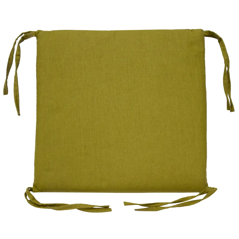 Галета на табурет 35х35 см цвет горчичный Santreyd STLM-2026802