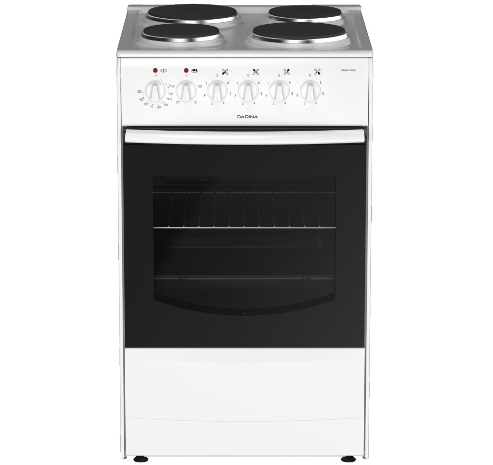 1009076 Электрическая плита DARINA 1B EM 341 406 W белый STDN-0065097