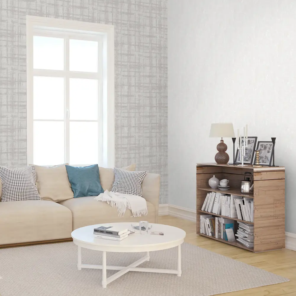 Обои флизелиновые Victoria Stenova Weekend белые 1.06 м 989271 STLM-2054344 - Вид №4