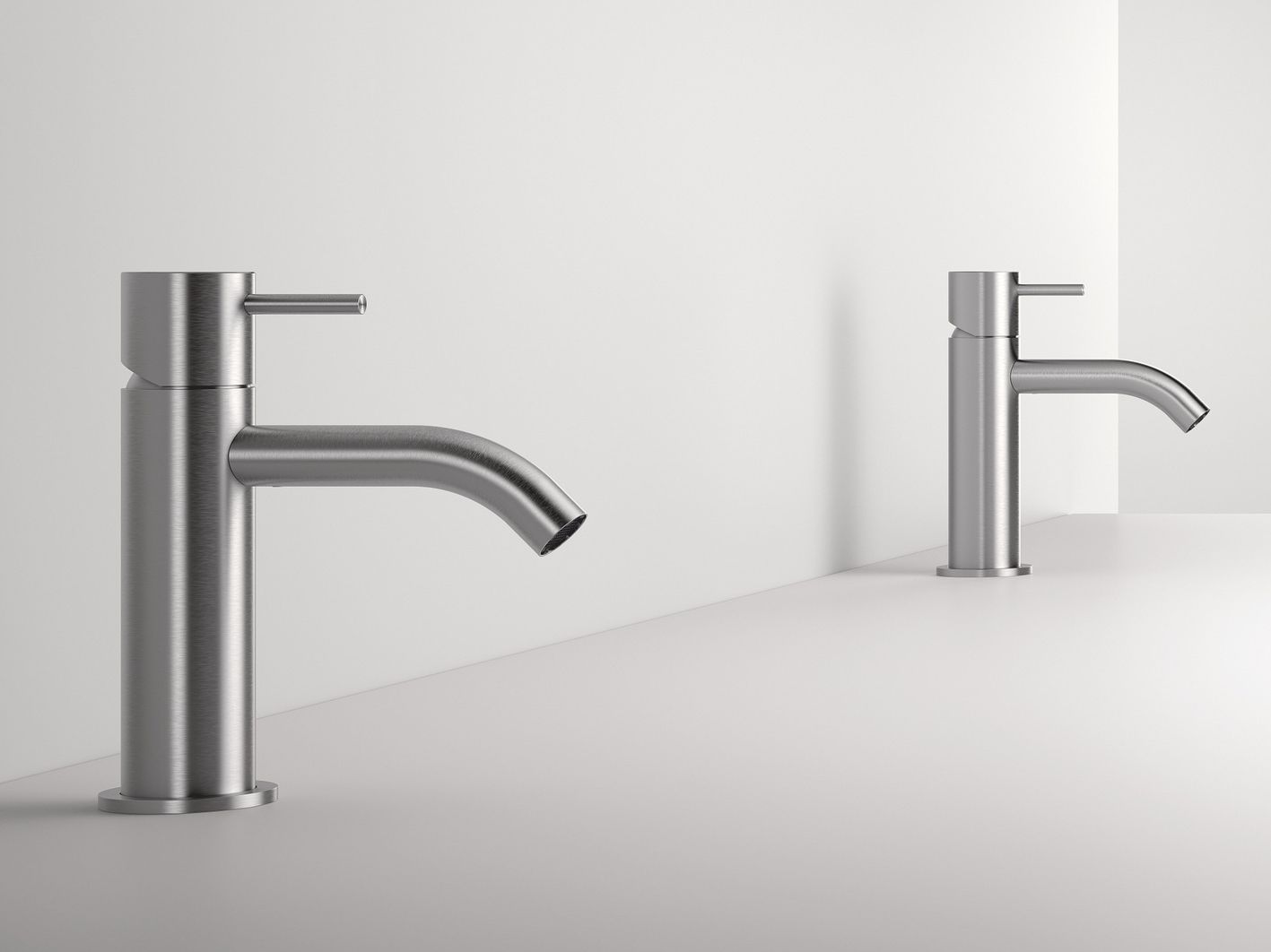 Однорычажный смеситель для раковины из нержавеющей стали Zazzeri Z316 MONO ARCH-00095621