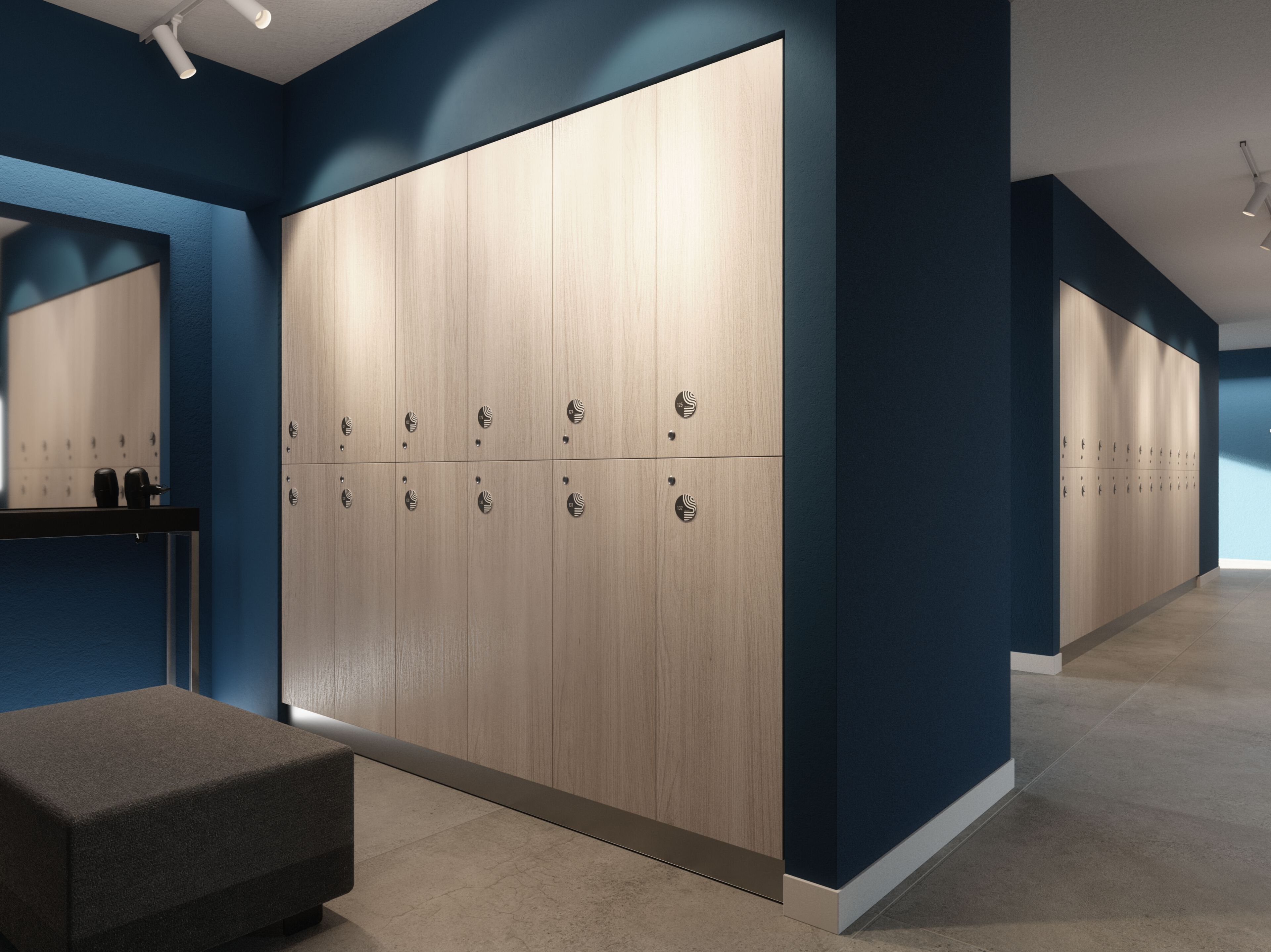 Деревянная мебель для раздевалок MOBILIFICIO SANGIORGI Made to fit ARCH-00053854 - Вид №1