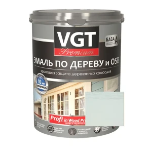 Эмаль по дереву и OSB VGT Профи 27354 цвет серый 1 кг